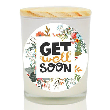 Get Well Soon Floral Soy Candle - Tastebuds