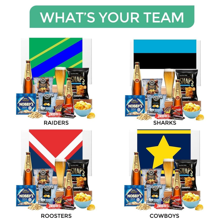 NRL Two Crowns Down Team Hampers - Tastebuds