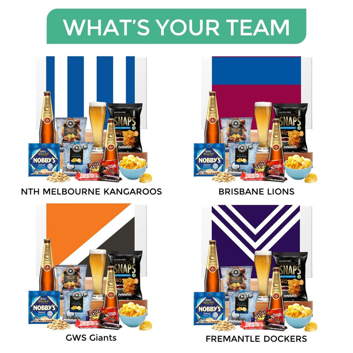 AFL Two Crowns Down Team Hampers - Tastebuds