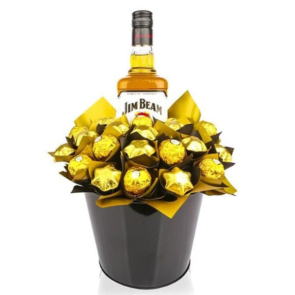 The Handsome Jim Beam Chocolate Bouquet